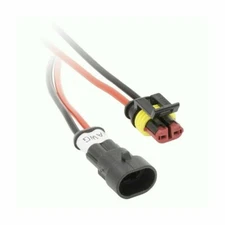 The Install Bay IBWTH12 12 Gauge 2C Plug in Water Resistant Connectors - Each