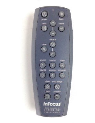 Genuine InFocus Interlink CT090 Conductor Projector Remote Control 