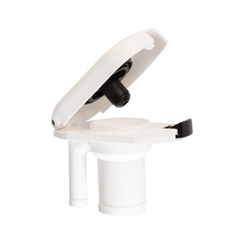 Combustible de llenado de cubierta de plástico 38 mm ventilado blanco tapa de enchufe barco caravana DFVWPF38 - Imagen 2 de 4