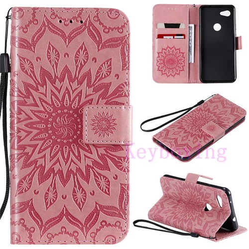 For Google Pixel 4A 4 5 3A 2 XL Wallet Card Holder Flip Leather Phone Case Cover - Picture 8 of 40