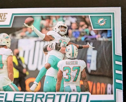 2022 Panini Score Football Jaylen Waddle Celebration Insert #C-JW Miami Dolphins - Picture 3 of 12
