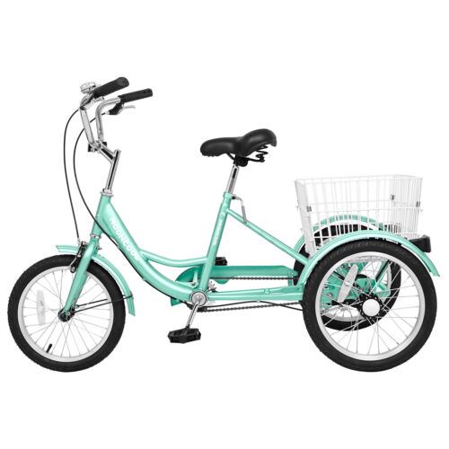 Kids Tricycle 16" 3Wheel Trike Bicycle Bike Cruise w/ Basket Shooping steel - Picture 21 of 36