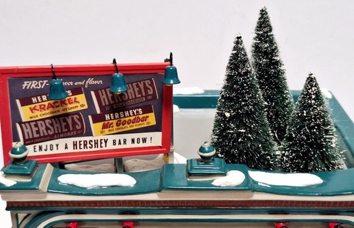 Dept 56 Snow Village Hersheys Chocolate Shop and Truck with Figures 54913 54924 - Picture 10 of 17
