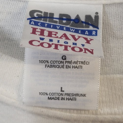 Pittsbugh Steelers Hines Ward 86 Tee Shirt L White Gold Graphics Gilden Cotton - Picture 7 of 11