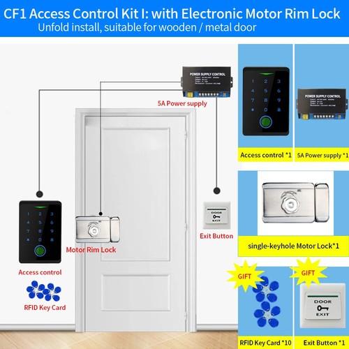 Wifi Fingerprint Lock Security Protection Waterproof Digital Keypad Door Opener - Picture 31 of 37