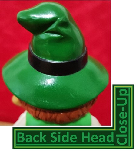 1993 Art Line Lucky Leprechaun Playing Lute 9.5in Figurine Statue Decor Plastic - Picture 5 of 9
