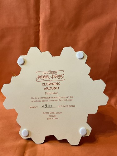 The Blackshear Jamboree Parade Ebony Vision “Clowning Around” NIB COA LE - Picture 6 of 7