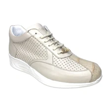 Mauri M770 Bone Perforated Crocodile Perforated Nappa Sneakers