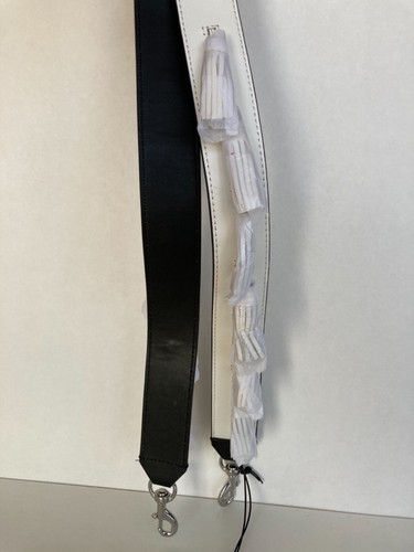 Bolso de Mano Rebecca Minkoff Guitarra Cuero Borlas Correa de Hombro Óptica Blanco - Nuevo con Etiquetas - Imagen 6 de 11