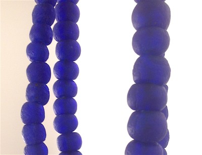 Beautiful Artisan Recycled Glass Beads Turquoise Unenhanced Fair Trade & Scarce Beautiful Artisan Recycled Glass Beads Turquoise Unenhanced Fair Trade & Scarce