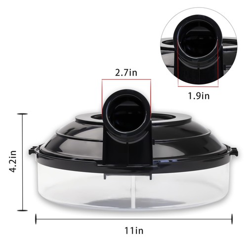 Lavabo Padella Acqua 2 Quart Compatibile con Aspirapolvere Arcobaleno per ARCOBALENO Ge... - Foto 2 di 7