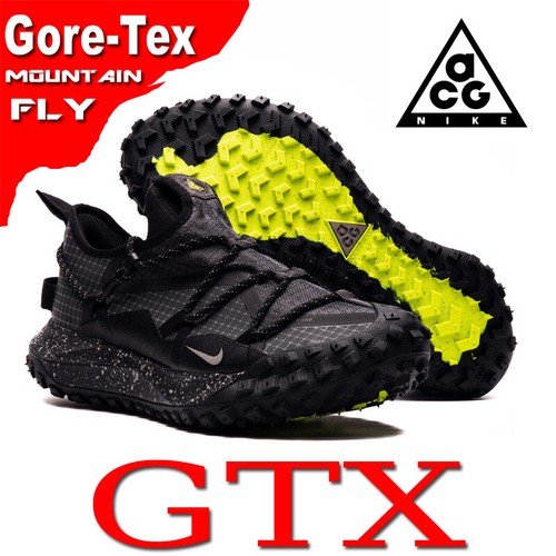 RARE LIMITED NIKE ACG MOUNTAIN FLY LOW GTX GORE-TEX STEALTH BLACK VOLT REFLECT