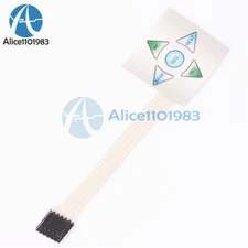 1x5 Matrix Array 5Key Membrane Switch Keypad Keyboard 1*5 Keys 40*40mm