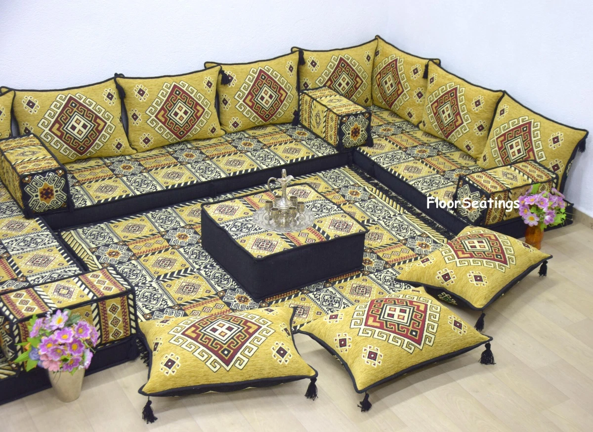 Cushion sofa set on sale design