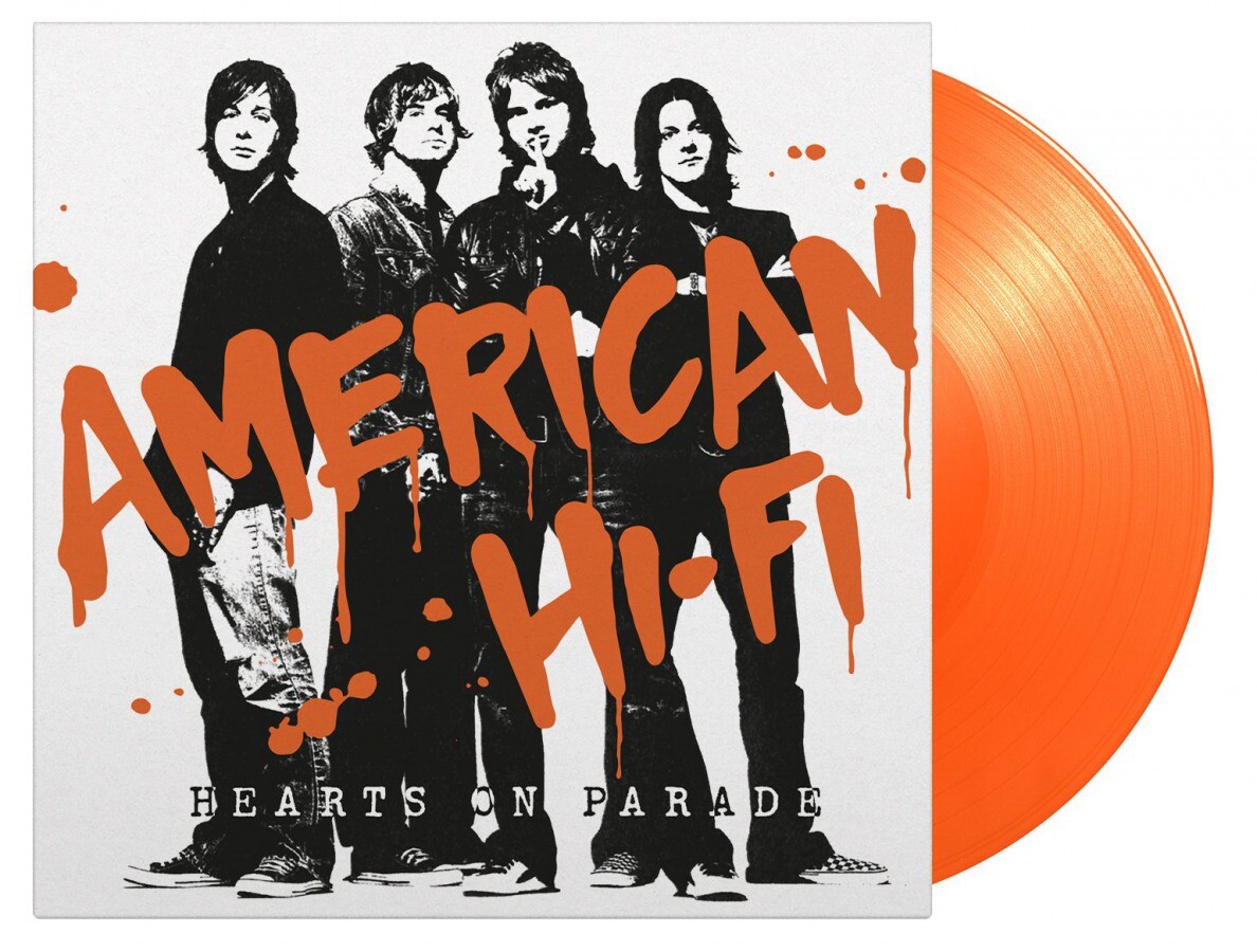 AMERICAN HI-FI - Hearts On Parade 2022 Dutch 180 Gram Orange Vinyl LP New