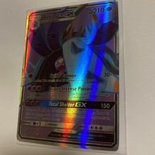 Pokemon Guardians Rising Toxapex GX 136/145 Full Art Ultra Rare Holo Non Mint