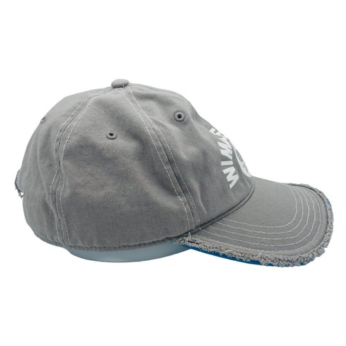 Wimbledon Athletics Hat Cap Gray Blue Adult Unisex Tennis Adjustable Sportswear - Picture 3 of 6