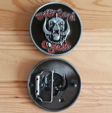 Motorhead music belt buckle 