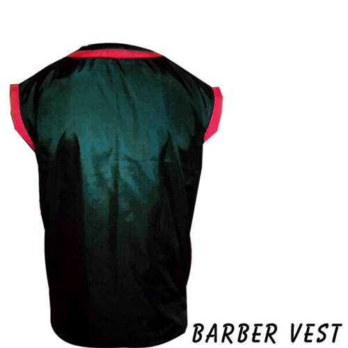 Gilet da barbiere, giacca da barbiere, gilet da barbiere stilista, gilet nero taglia da M a 3xl  - Foto 3 di 10