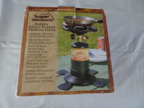 Texsport Carlise Portable Dual Burner Tabletop Propane Stove Texsport Carlise Portable Dual Burner Tabletop Propane Stove