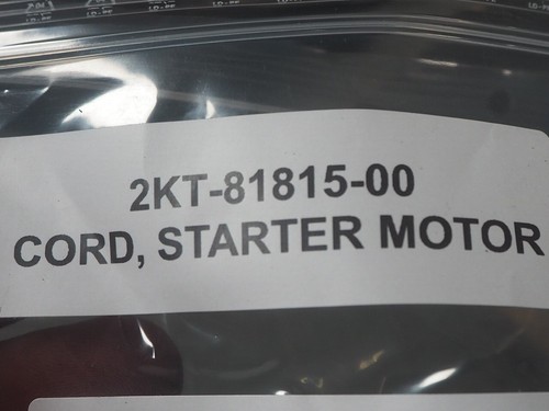 YAMAHA GTS1000 1993 2KT-81815-00 CORD STARTER MOTOR 13367 - Imagen 3 de 5