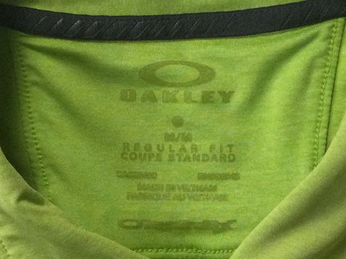 Oakley Men's Shirt Medium M Golf Polo Lime Green Short Sleeve - Picture 2 of 12