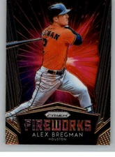 Alex Bregman 2019 Panini Prizm Fireworks #8 Astros