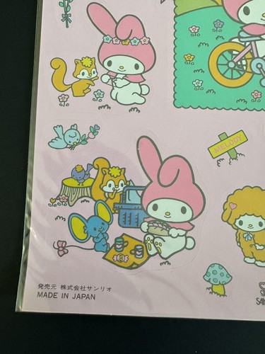 NEW Vintage Sanrio My Melody Sticker Sheet 1976 1983 Japan - Picture 4 of 10