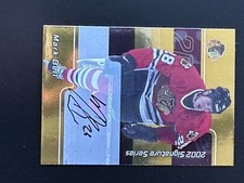 2001 ITG Be A Player Signature Series Gold Auto #230 Mark Bell