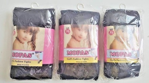 ORIGINAL Mopas Girls Warm Winter Tights, School Uniforms Knit Tight - LOT 3-4-5 - Picture 3 of 24