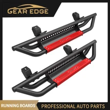 Running Boards for 2018- 2026 Jeep Wrangler JL 2 Door Steel Side Steps Nerf Bars