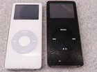 2 Apple iPod 4Gb Nano 1st Gen Black Model A1137 * As Is - For Parts Repair *