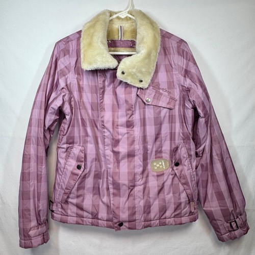 Burton Dutchess Insulated Jacket Faux Fur Collar Audex Control Women's Sz Medium - Picture 5 of 14