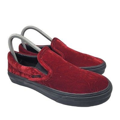Beroemdheid oorsprong herberg Vans Classic Oxford Blood Red Velvet Slip On Shoes Womens 6.5 - Mens 5 | eBay Beroemdheid oorsprong herberg Vans Classic Oxford Blood Red Velvet Slip On Shoes Womens 6.5 - Mens 5 | eBay