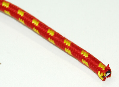 Zündkabel 1 Meter Gewebeummantelt Oldschool Cloth braided copper cored HT cable