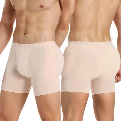 Herren gepolsterte Unterwäsche Slips Po-Lifter Verstärker Hüfte Body Shaper Hose Unterhose - Bild 19 von 27