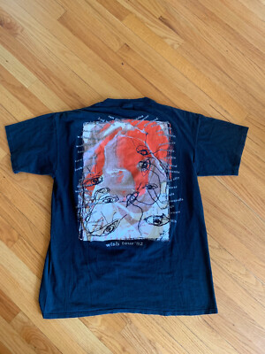 THE CURE ヴィンテージ Tシャツ THE CURE 1992 Wish Tour Concert Black Single Stitch Vintage