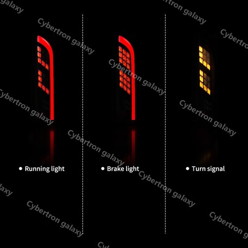 Somked Brake Lamps LED Rear Tail Lights For Toyota Hiace Commuter Van 2005-2018 - Imagen 8 de 16