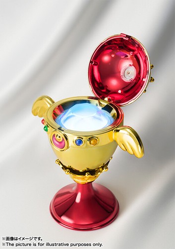 RARO Sailor Moon Rosa Luna Arco Iris Luna Cáliz Réplica Bandai de JAPÓN - Imagen 7 de 11