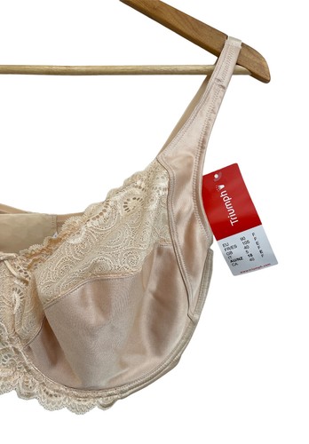 NWT TRIUMPH Beige Nude Pure Luxury Support Underwire Bra Size 18E - Picture 4 of 6