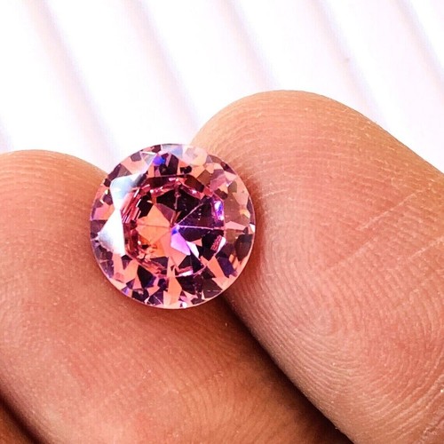 2.00 Carat Pink Diamond! Beautiful Ring Size Round Shape Diamond Loose Gemstone - Picture 4 of 9