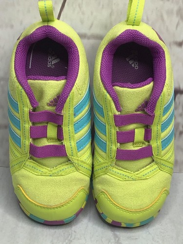 Adidas Ortholite Natweb B40085 Boys Girls Yellow Green Sneakers Shoes Sz. 9 Kids - Picture 5 of 12