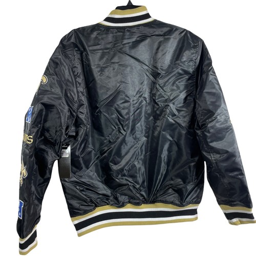 Men’s Brand New Size L Large New Orleans Saints Starter Fashion Era Jacket NFL - Picture 2 of 9