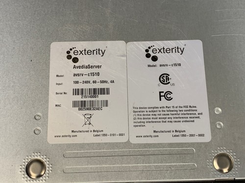 Exterity AVSRV-C1510 AvediaServer - Xeon X3430 2.4GHz 4GB 2x500GB - 第 11/16 張圖片