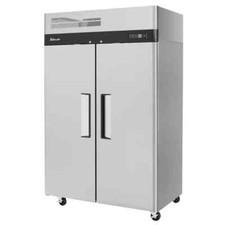Turbo Air M3R47-2-N 42.75cf Reach In Refrigerator Stainless Steel 2 Solid Doors