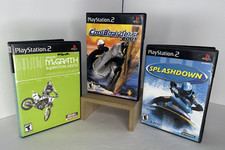 Playstation 2 Video Game Lot - Splashdown, Cool Boarders 2001, Supercross World