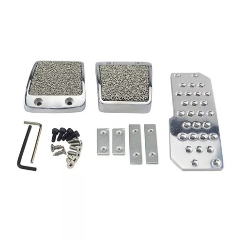 Universal Car Manual Brake Clutch Accelerator Foot Pedal Pads Footrest Cover US - Picture 12 of 14