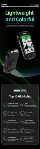 Bike Computer GPS MTB Bicycle Navigation Wireless Speedometer Digital Stopwatch - Picture 21 of 37