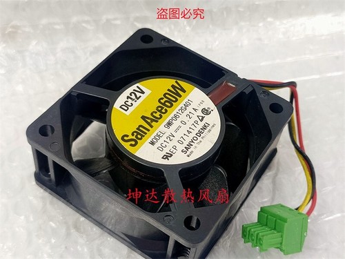 1 PIEZA SANYO Ventilador 9WP0612G401 DC12V 0.21A 6025 6CM Ventilador Impermeable Ventilador de Refrigeración - Imagen 2 de 3