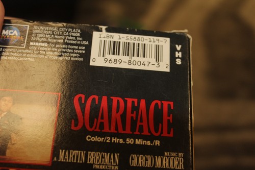 1983 MCA 80047 SCARFACE Double VHS w/ Slipcase 1558801197 096898004732 - Picture 5 of 6